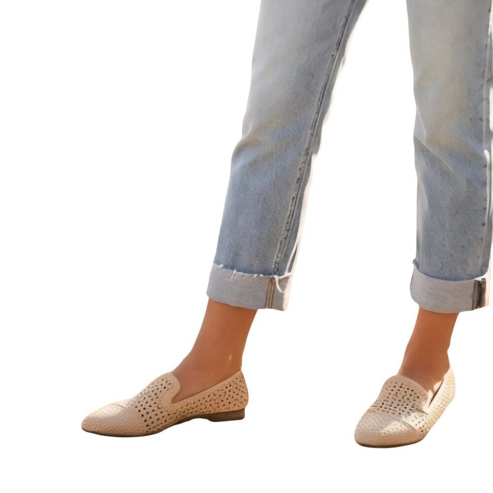 Joie Genuine Leather Basket Weave Later Flats All Season Size 10